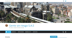 Desktop Screenshot of gentesinriesgo.com