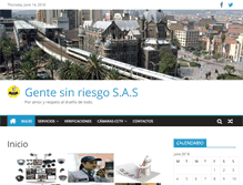 Tablet Screenshot of gentesinriesgo.com